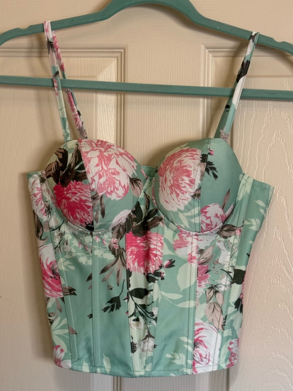Mint Green Corset Top